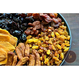Mixed fruit - 5 loại trái cây sấy dẻo (sấy lạnh) hũ 500g ít đường