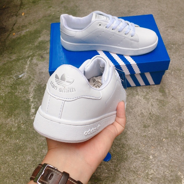 [TẶNG HỘP ] Giày thể thao stan smit gót trắng