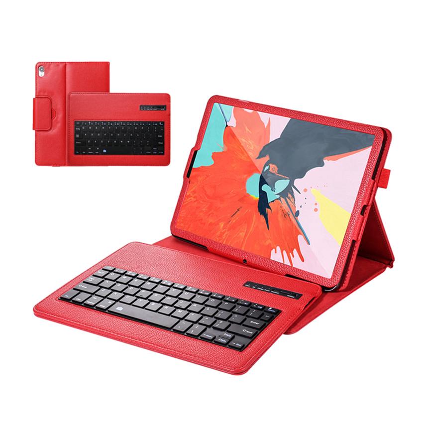 IPad Pro 11" Cover Keyboard Wireless Bluetooth Detachable Leather Smart Keyboard PU Case for Apple iPad Pro 11inch 2018