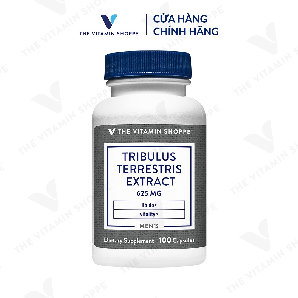 Viên uống tăng cường sinh lý nam giới THE VITAMIN SHOPPE Tribulus Terrestris Extract 100/300 viên