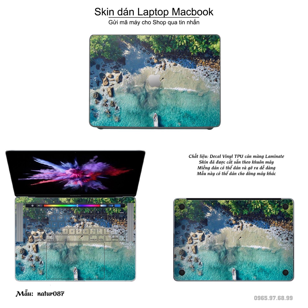 Skin dán Macbook mẫu phong cảnh (đã cắt sẵn, inbox mã máy cho shop)