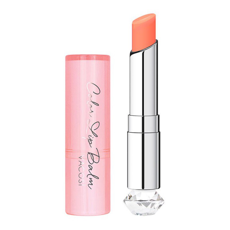 [HÀNG CHÍNH HÃNG] Son Dưỡng Có Màu Vacosi Natural Color Lip Balm 3g #OR02 [CÓ NOWSHIP,GRAB]