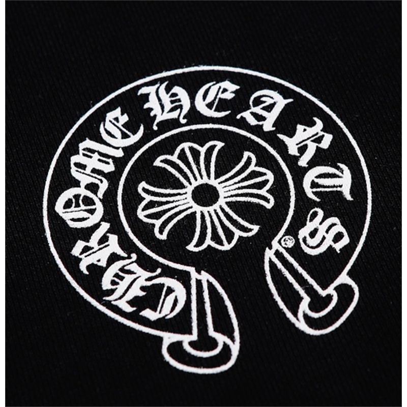 Áo hoodie nhung plus size in hình Chrome Hearts cổ điển dành cho nam và nữ