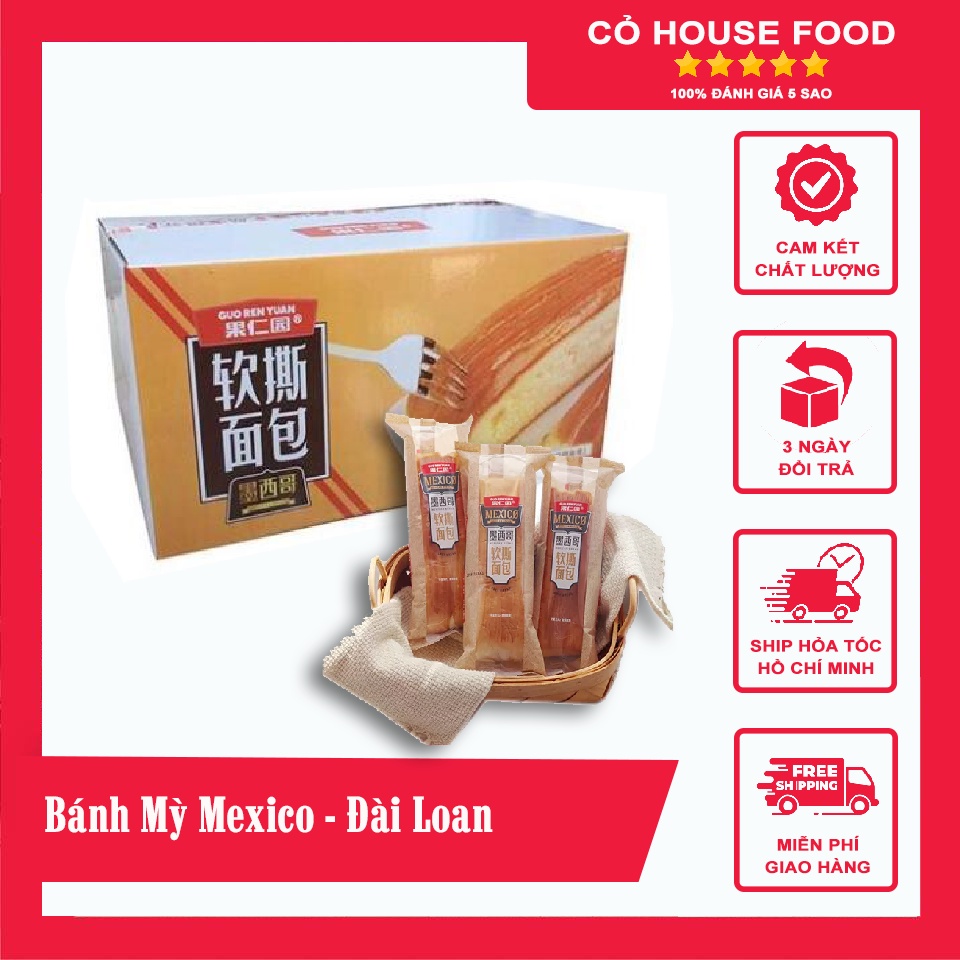 Bánh mì mexico Đài Loan thùng 1Kg