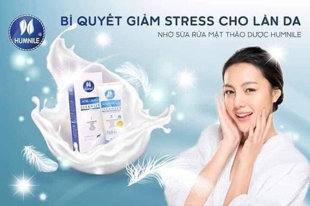 ( kèm quà) SỮA RỬA MẶT THẢO DƯỢC HUMNILE Ngừa Mụn Da Láng Mịn