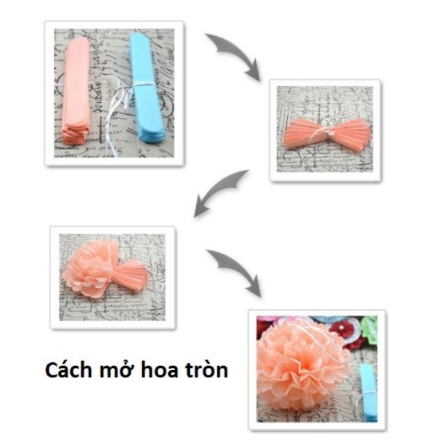 Hoa tròn trang trí đám cưới, đính hôn, tiệc kỷ niệm