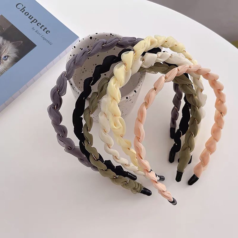 Băng Đô Cài Tóc Bằng Kim Loại Thiết Kế Dễ Thương Nhiều Màu Sắc Phong Cách Hàn Quốc Cho Nữ