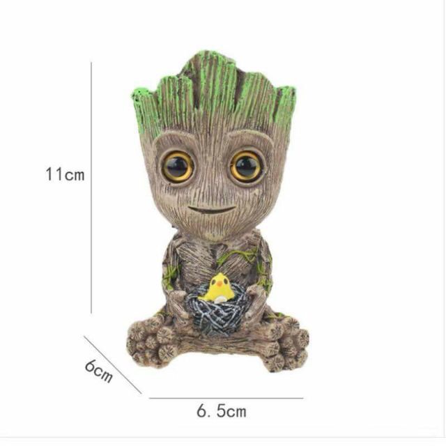 Tượng baby groot kim sũi oxy cho hồ cá cảnh