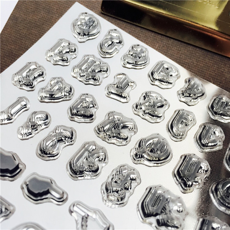 1 con dấu silicon trong suốt hình tháp máy bay cổ điển DIY