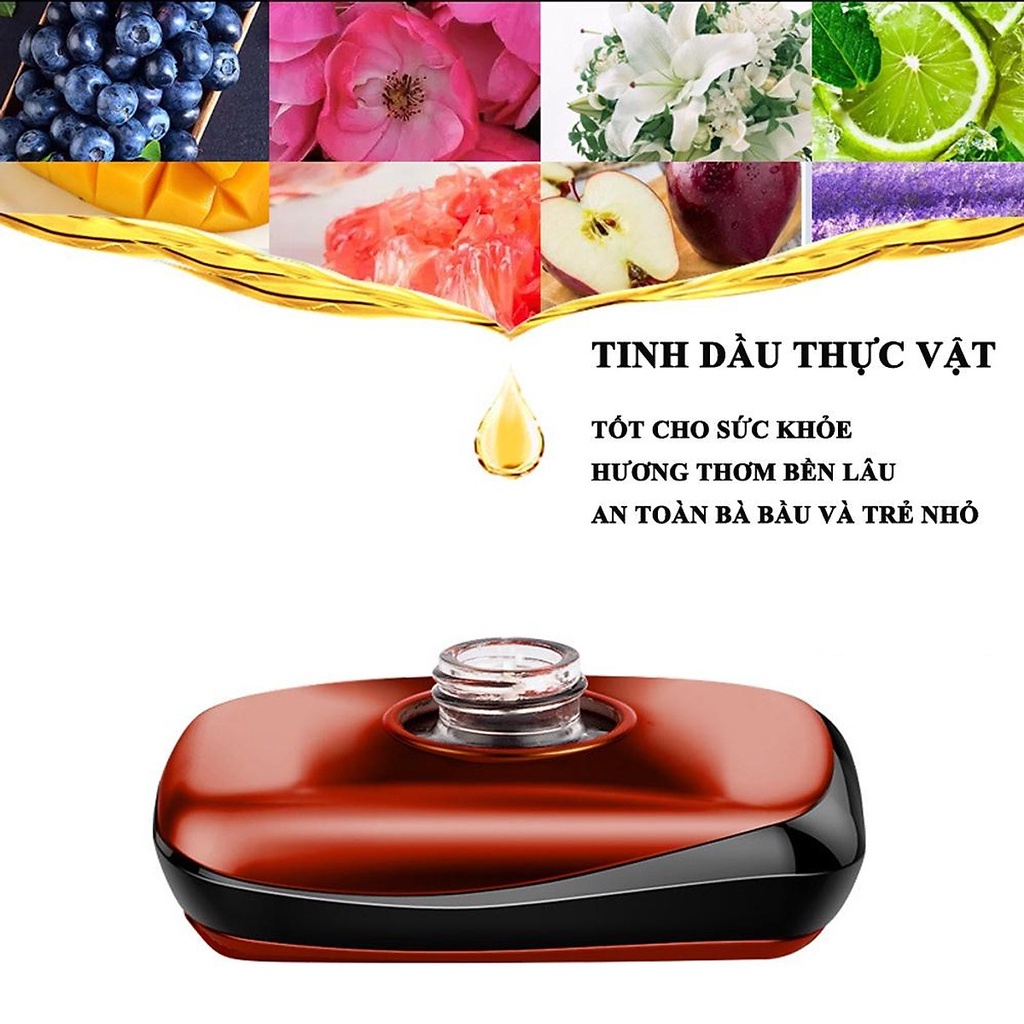 Nước Hoa Ô Tô, Nước Hoa Đính Đá Đẹp Sang Trọng, Mùi Thơm Dễ Chịu 75ml ( nắp chữ nhật)