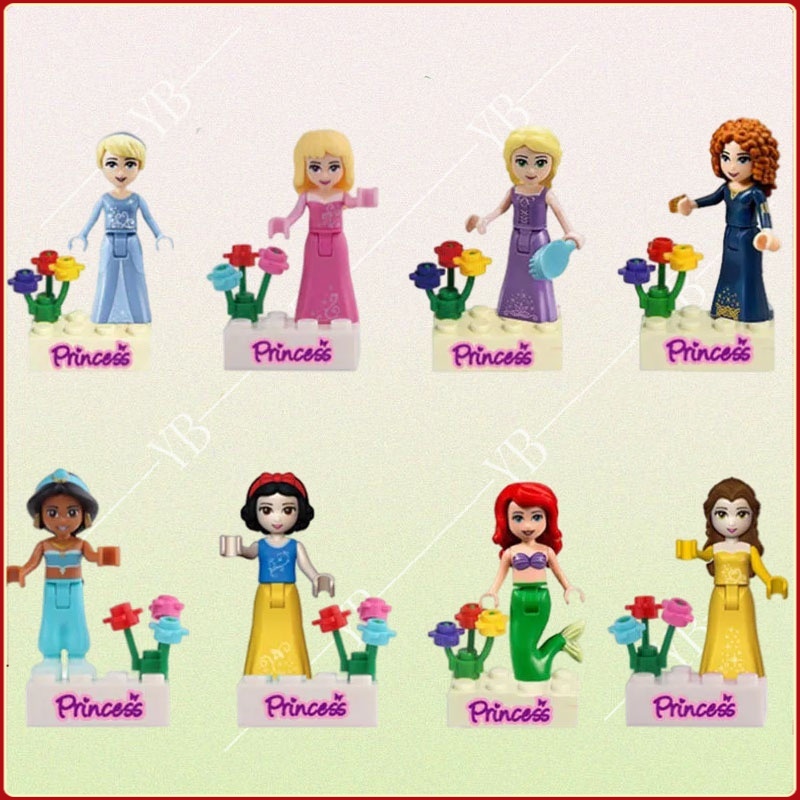 Đồ Chơi Lắp Ráp Mô Hình Công Chúa nano Cho Bé Gái