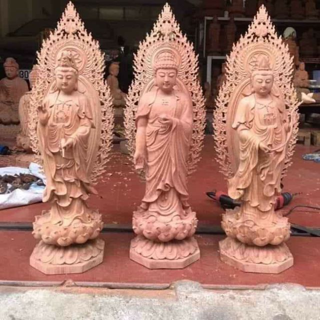 tượng Tây phương tam thánh