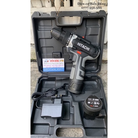 🌻 FREESHIP🌻 Bộ 3 phụ kiện máy khoan pin HITACHI 12V khoan sắt gỗ tôn bắt vít