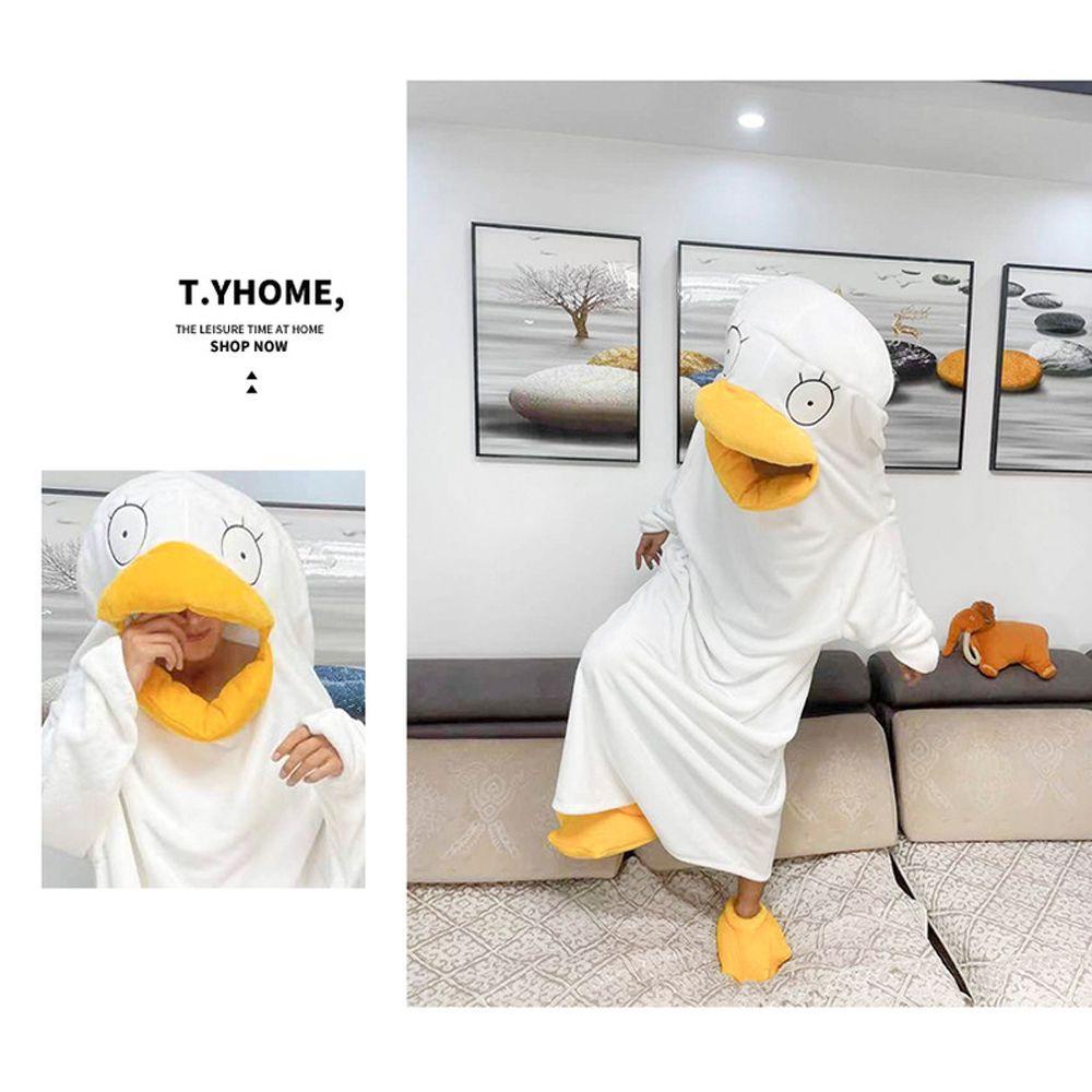 OCEANMAP Túi Ngủ Giữ Ấm Hình Chú Vịt Hoạt Hình Phong Cách Nhật Bản