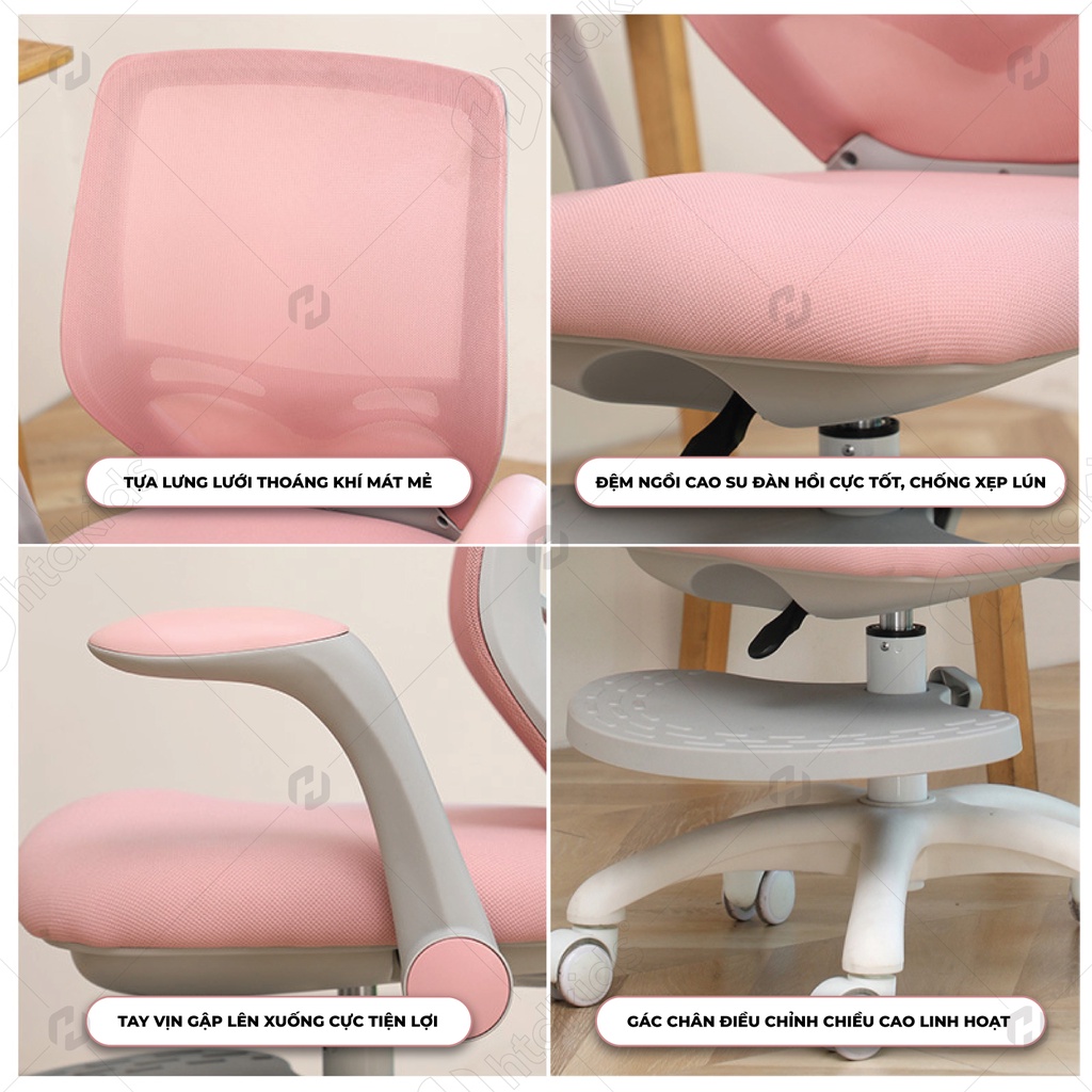 Ghế ngồi học chống gù Ergonomic bảo vệ cột sống - Nuôi dưỡng một thói quen ngồi chuẩn khoa học ngay từ khi còn nhỏ