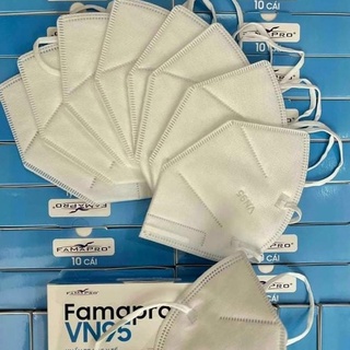 Sỉ thùng 500 cái khẩu trang n95 famapro 4 lớp vải kháng khuẩn