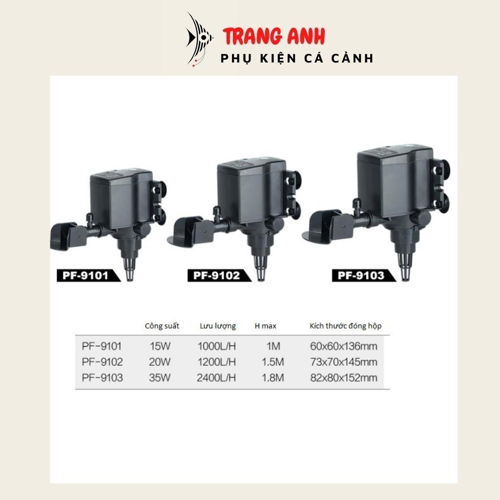 Máy bơm bể cá Jeneca PF 9101, PF 9102, PF 9103 đa chức năng cho hồ cá cảnh