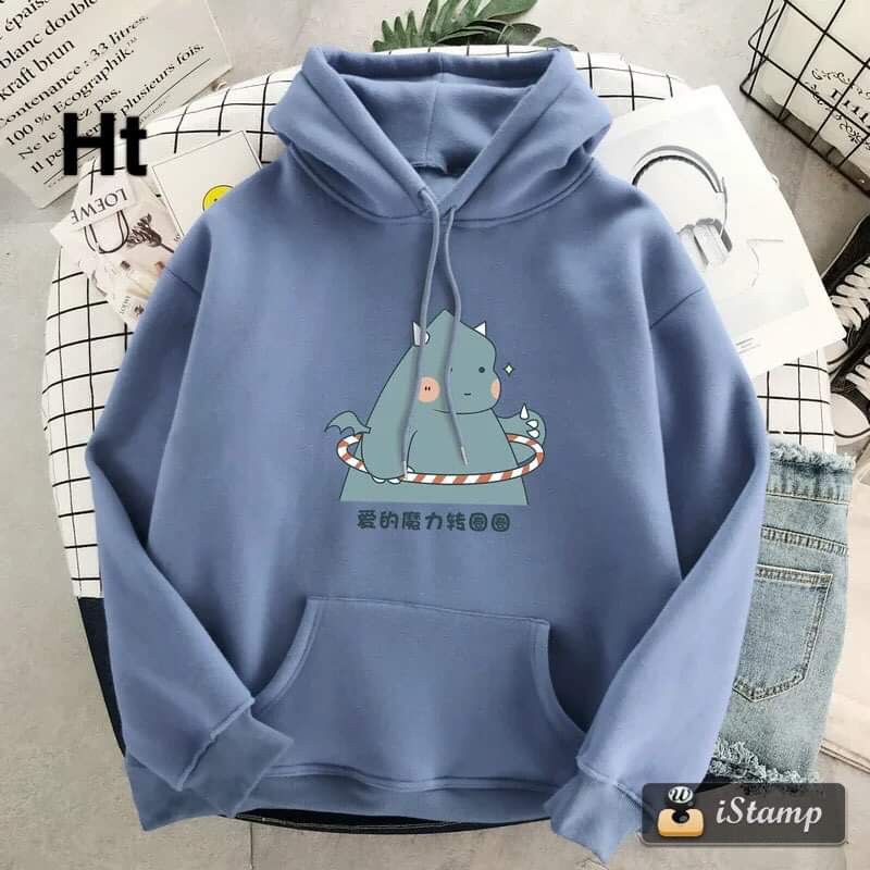 Áo hoodie khủng long lắc vòng HTH1120