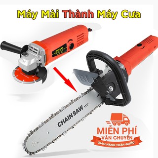 [Combo Ưu Đãi Siêu Rẻ] Máy mài góc AOTUO + lưỡi cưa xích - Máy cưa cầm tay siêu rẻ - Cưa cành - Cắt gỗ