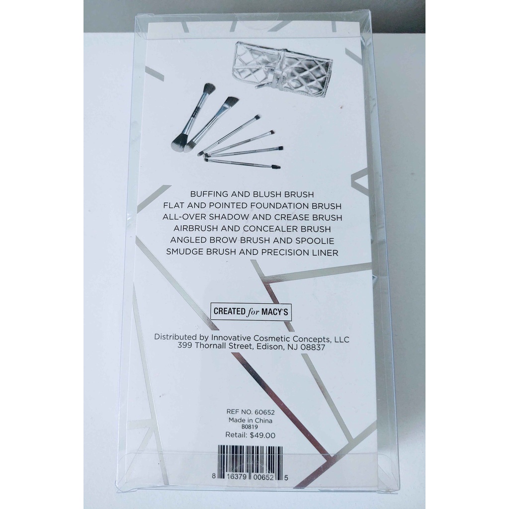 BỘ CỌ TRANG ĐIỂM 2 ĐẦU MACY GLITTERATI CULTURE 7PC ENDED BRUSH CHÍNH HÃNG - 9651
