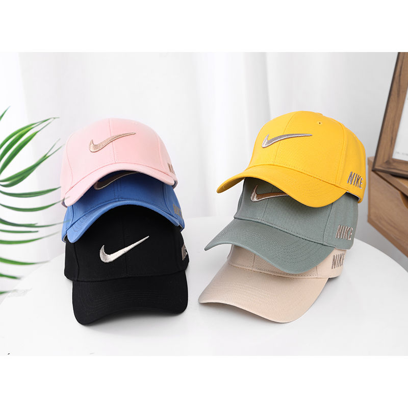 Mũ lưỡi trai thêu logo Nike phong cách Hàn Quốc