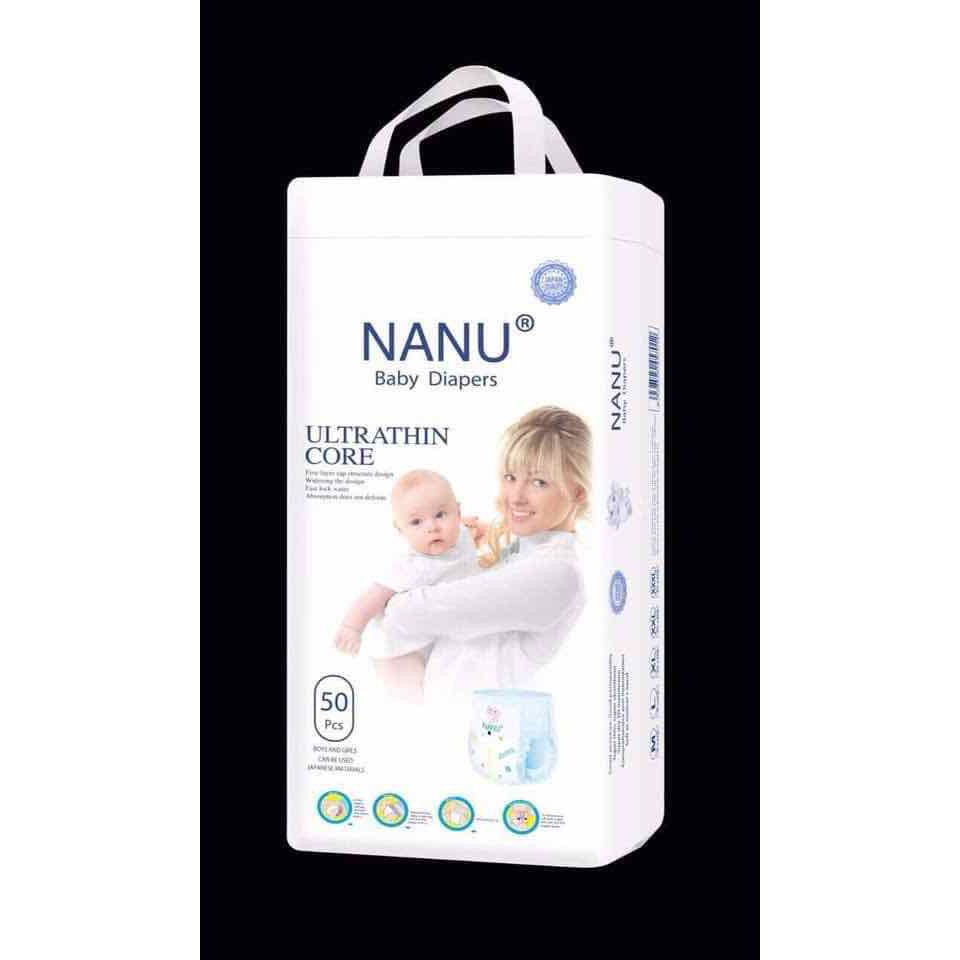 Tã/Bỉm quần Nanu xuất nhật cao cấp M100/L100/XL100/XXL100/XXXL100