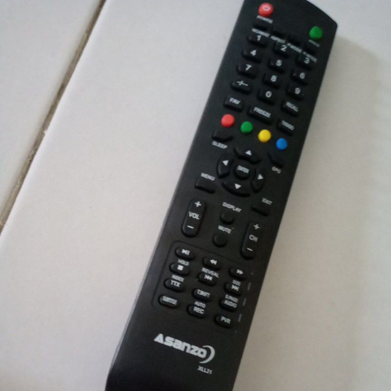 Remote điều khiển tivi Asanzo ( có nút Display)