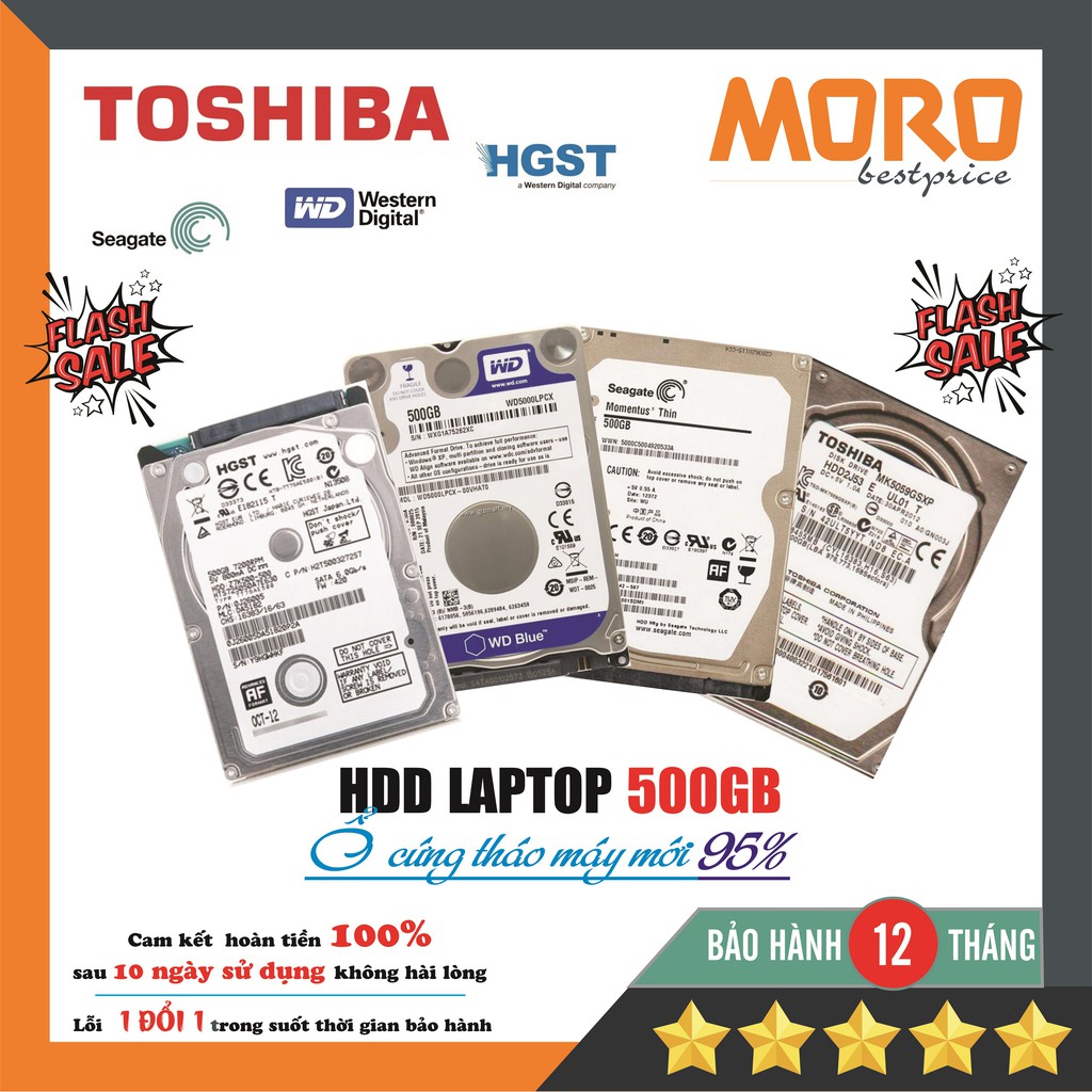 Ổ cứng HDD Laptop 1TB / 500GB - Seagate, WD Tháo máy mới 95% - Bảo hành 12 tháng ! | BigBuy360 - bigbuy360.vn