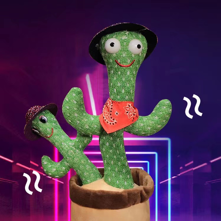 Cây Xương Rồng Nhảy Múa Có Thể Nói Chuyện, Có Thể Nhảy Múa Xương Rồng Nhảy Múa 120 Bản Chính Hãng, 100%, có thể ghi Âm, có