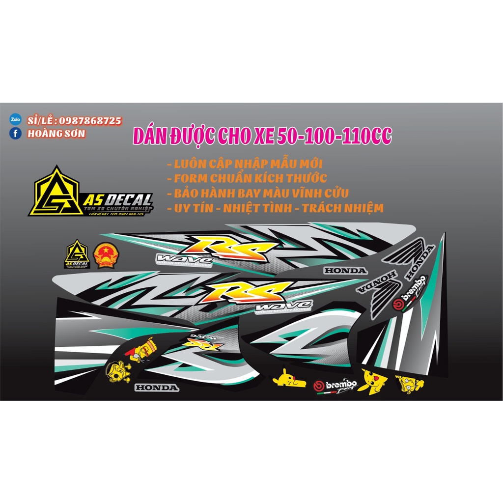 Tem Rời Wave RS 50-100-110