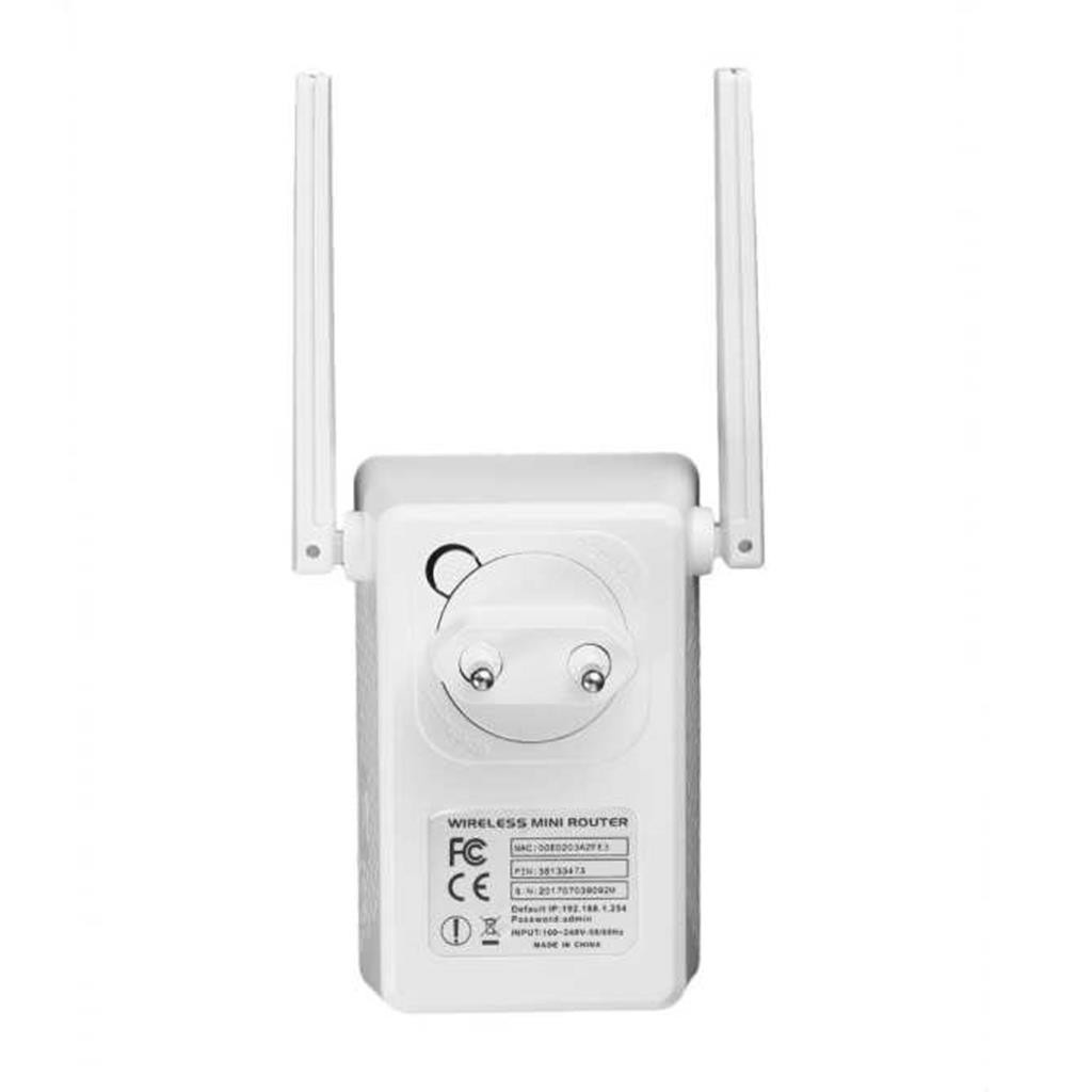 Kích sóng wifi Wireless-N Repeater 2 râu phát sóng cực khỏe -dc3834