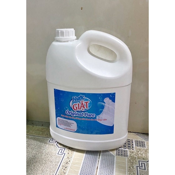 Nước giặt Original Pure Không Mùi Không Hương cho Da nhạy cảm, cho người dị ứng mùi hương (bình 4kg) siêu tiết kiệm