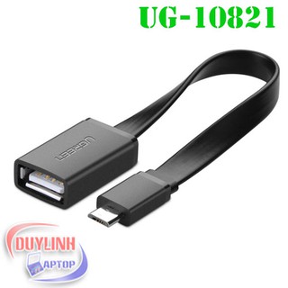 Cáp USB 2.0 to Micro USB OTG loại dẹt Ugreen 10821