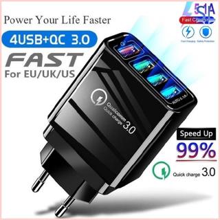 Cốc Sạc Nhanh 4 Cổng Usb Cho Iphone Samsung Xiaomi Huawei