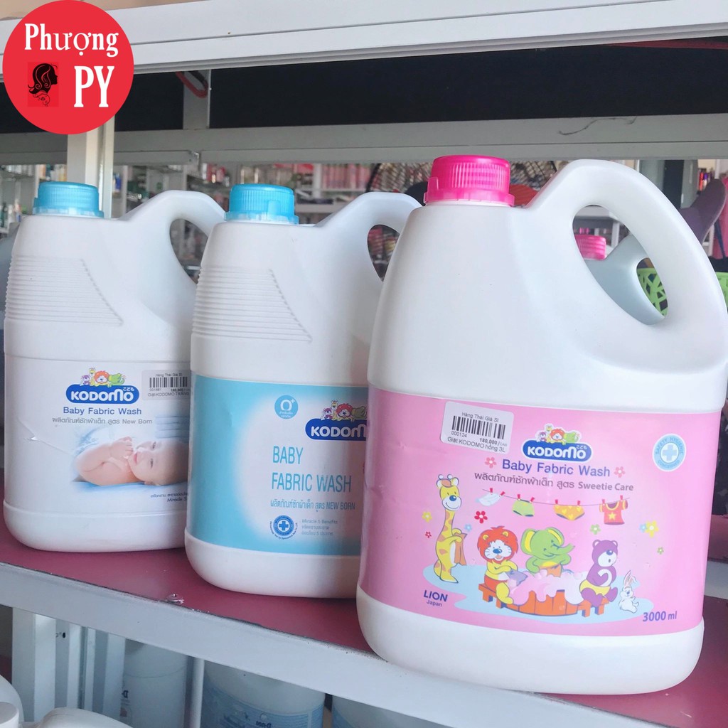 [CHÍNH HÃNG] NƯỚC GIẶT XẢ KODOMO DÀNH CHO TRẺ EM MÀU XANH DƯƠNG 3000ML