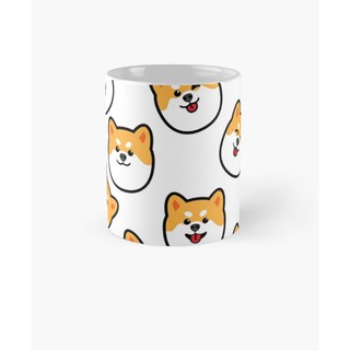 Cốc sứ Corgi múa lân