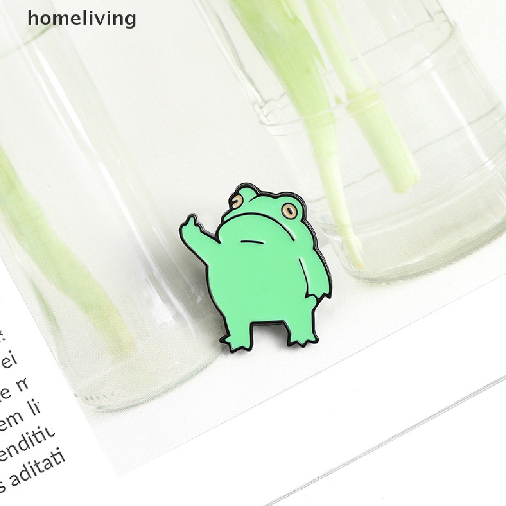 Ghim Cài Áo Hình Chú Ếch Tráng Men Độc Đáo