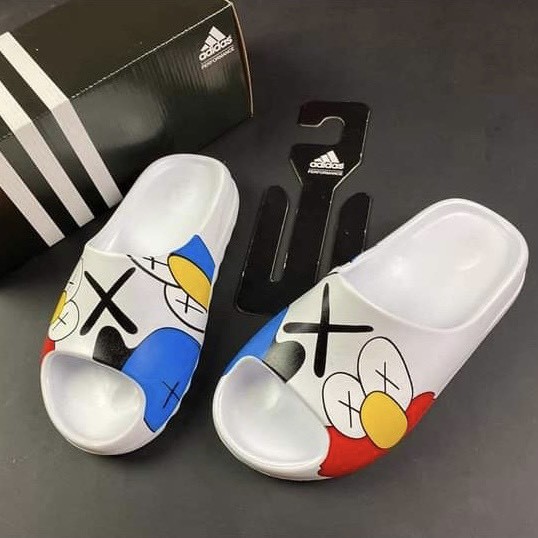 [ Hàng Sẵn Kho + Hộp Adidas ] Dép Yz Slide Nam Nữ Đúc Nguyên Khối Không Thấm Nước Đế Nhẹ ( Hình Thật )