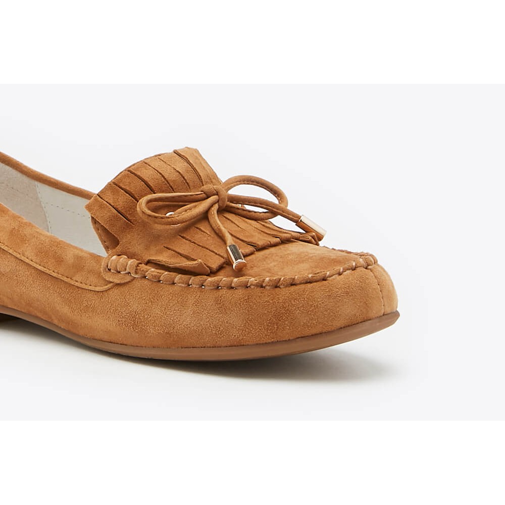 Giày đế bệt Pazzion Singapore chính hãng 8328-11 - CAMEL