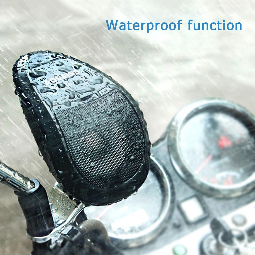 Radio FM loa MP3 Bluetooth gắn xe máy tiện dụng