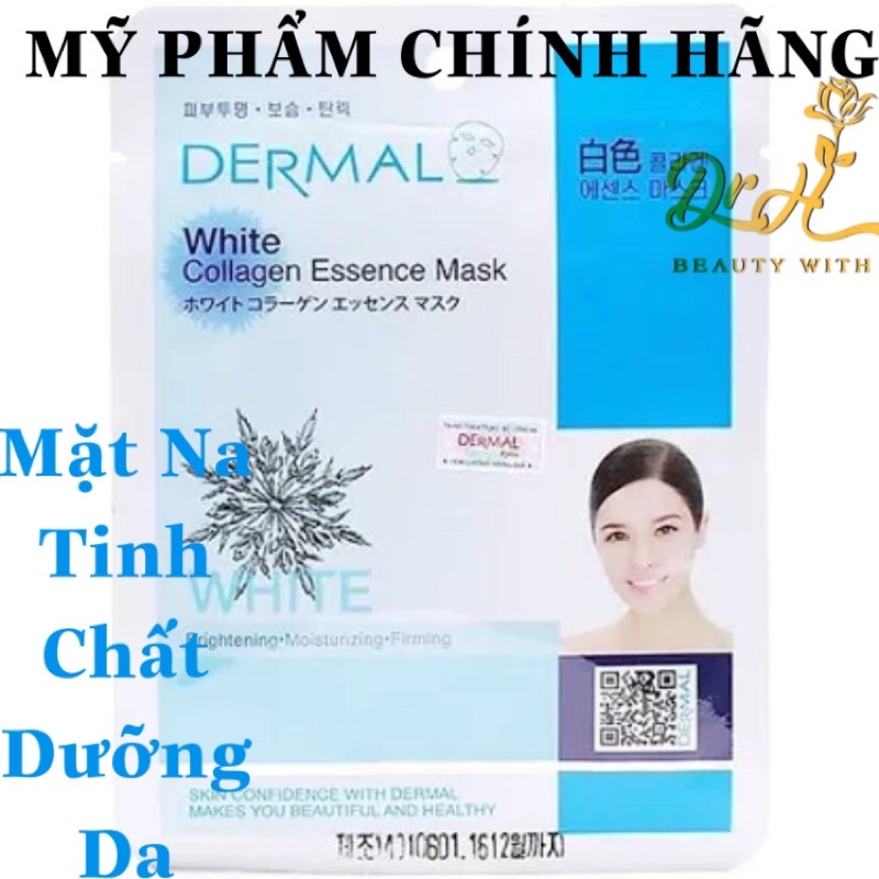 Mặt na tinh chất Collagen trắng da Dermal White