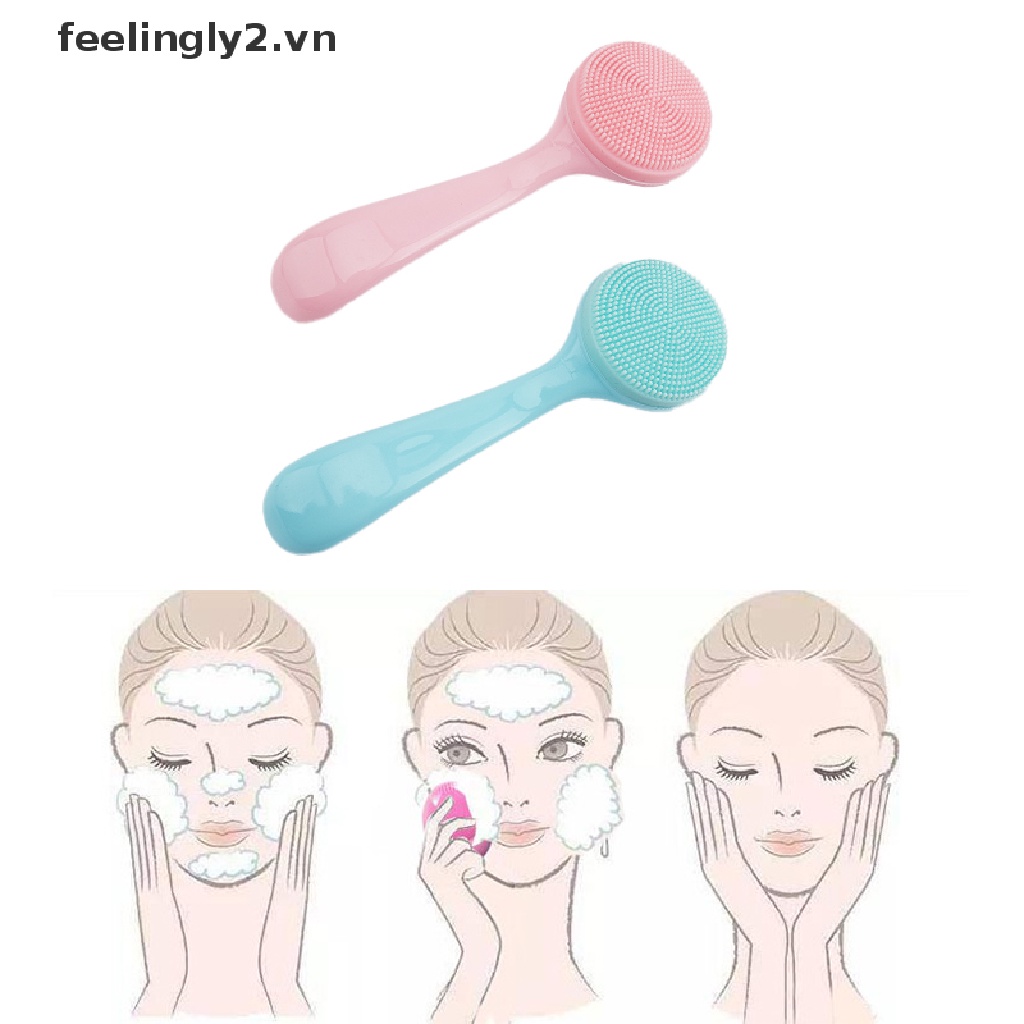 (Hàng Mới Về) Sữa Rửa Mặt silicone Loại Bỏ Mụn Đầu Đen Mát Xa Da Mặt