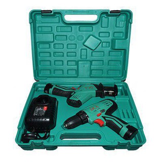 Bộ combo máy khoan và cưa kiếm dùng pin 12v dca adkit02ek máy khoan pin 12v dca máy cưa kiếm pin total