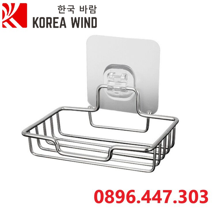 Khay để xà phòng inox treo tường