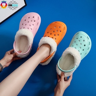 Women's crocs slippers super warm, lightweight EVA material, durable