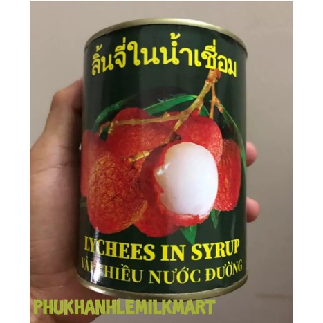 Vải thiều ngâm đường hộp 565g