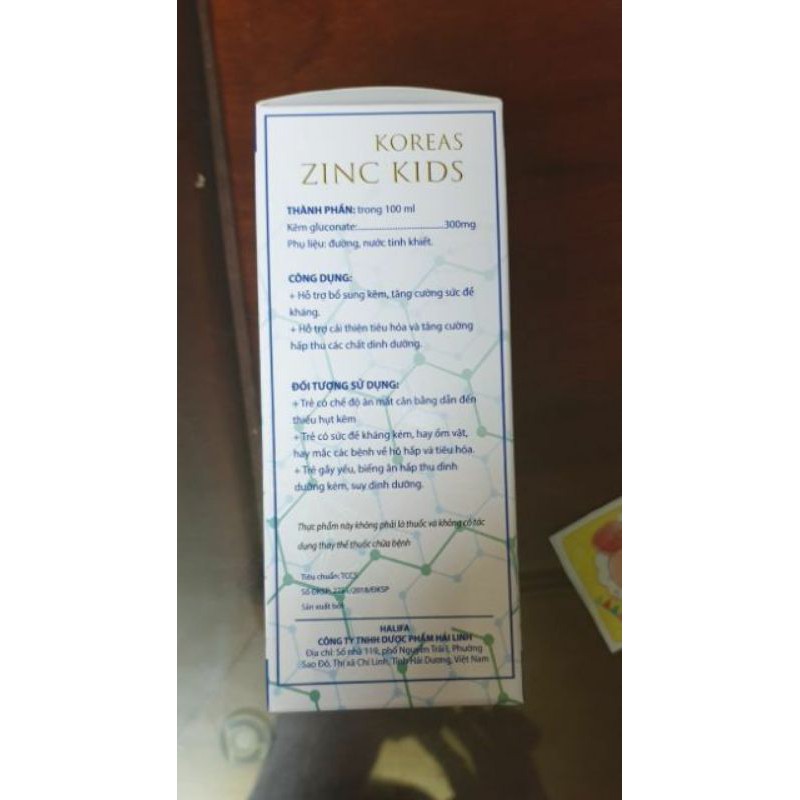 Koreas ZINC KIDS bổ sung kẽm, tăng cường sức đề kháng cho bé...