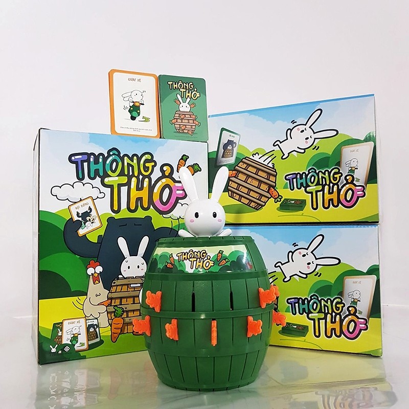 Boardgame Thông thỏ - Trò chơi thách thức nhân phẩm từ Thỏ Bảy Màu