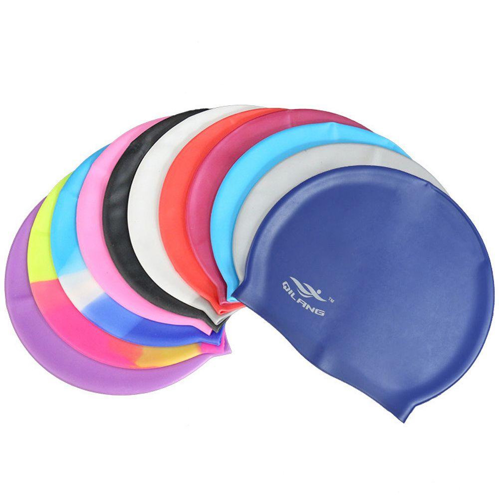Mũ Bơi Silicone Co Giãn Chống Thấm Nước Plus Size Tiện Dụng