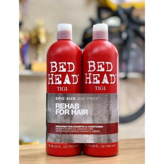 Cặp dầu gội xả Tigi đỏ auth thơm nức tigi bed head - Chính hãng